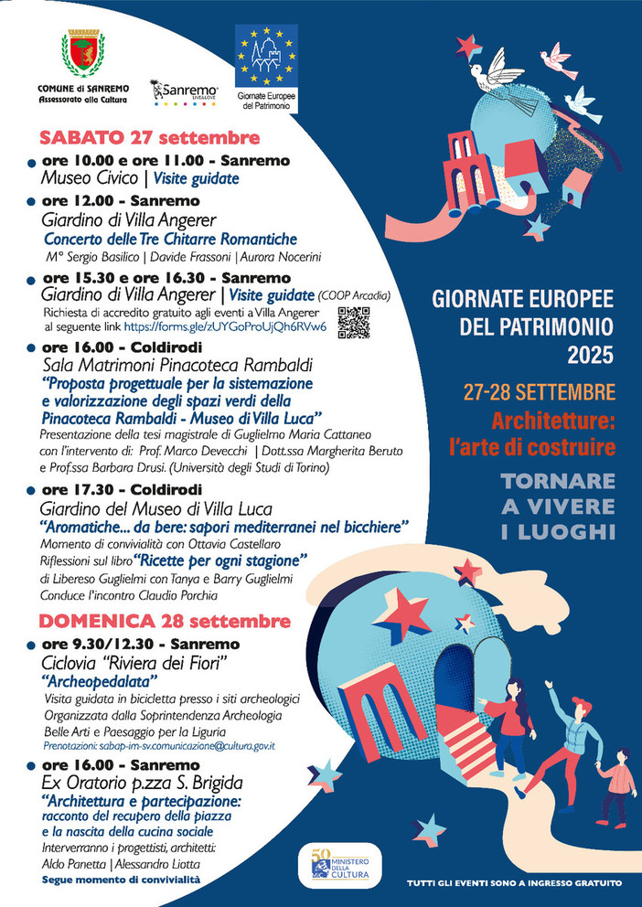 Sanremo apre le porte alla cultura con le Giornate Europee del Patrimonio