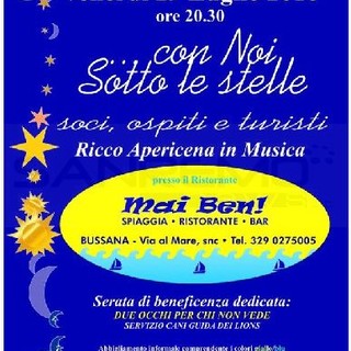 Bussana: grande partecipazione all'evento benefico organizzato dal Lions Club Arma e Taggia presso lo stabilimento 'Mai Ben'