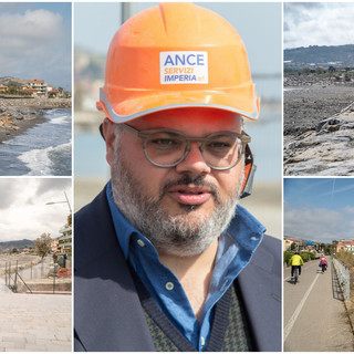 Cambia il waterfront di Riva Ligure: lavori per 4.4 milioni di euro, nuove spiagge pronte ad accogliere i turisti da giugno (Foto e video)