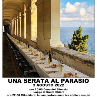 Imperia, al Parasio va in scena la 'Cena in silenzio': “Evento per contrastare l'inciviltà e rispettare i nostri luoghi” (Foto e video) Imperia, al Parasio va in scena la 'Cena in silenzio': “Evento per contrastare l'inciviltà e rispettare i nostri luoghi” (Foto e video)
