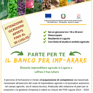 Diventare imprenditore agricolo in Liguria: Coldiretti apre le iscrizioni al corso "Banco per Imp-arare"