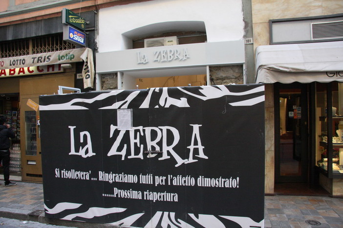 Sanremo: sabato mattina riaprirà La Zebra, i proprietari "Volevamo dare una risposta alla città" Sanremo: sabato mattina riaprirà La Zebra, i proprietari "Volevamo dare una risposta alla città"