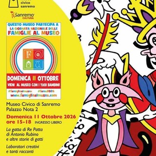 Anche Sanremo aderisce alla giornata nazionale delle famiglie al museo Anche Sanremo aderisce alla giornata nazionale delle famiglie al museo