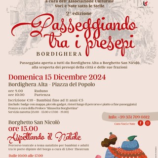 Bordighera, domenica Borghetto San Nicolò in festa con 'Passeggiando tra i presepi' Bordighera, domenica Borghetto San Nicolò in festa con 'Passeggiando tra i presepi'
