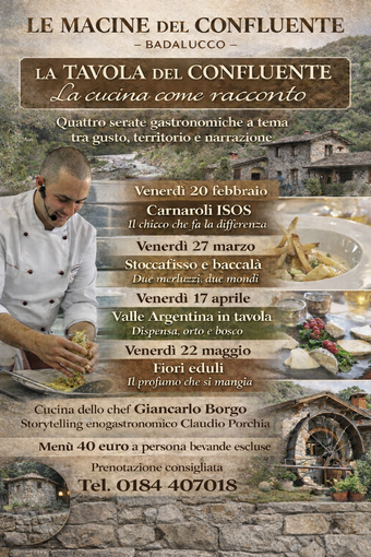 Alle Macine del Confluente la cucina diventa racconto Alle Macine del Confluente la cucina diventa racconto