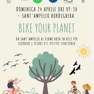 Bordighera, da Sant'Ampelio al fiume Roja:  'Bike Your Planet' la pedalata eco - solidale