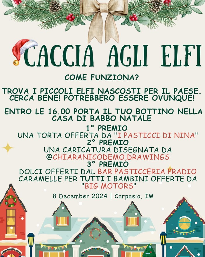 Montalto Carpasio pronto ad accogliere la magia del Natale