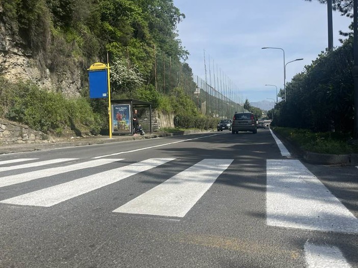 Camporosso, lavori di rifacimento della segnaletica orizzontale: verranno completati dal 21 aprile