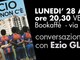 Ventimiglia: lunedì sera &quot;Conversazione aperta con Ezio Glerean&quot; al Bookaffè di via Hanbury