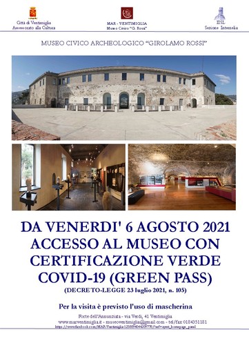 Agosto al Museo Civico Archeologico di Ventimiglia: nuove iniziative e nuove regole (Foto)