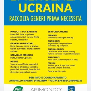 Imperia, la Chiesa di Cristo Re aderisce alla raccolta di aiuti per l'Ucraina Imperia, la Chiesa di Cristo Re aderisce alla raccolta di aiuti per l'Ucraina
