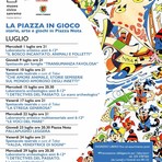 Sanremo, prosegue il programma di eventi “La piazza in gioco, storie, arte e giochi in piazza Nota” Sanremo, prosegue il programma di eventi “La piazza in gioco, storie, arte e giochi in piazza Nota”