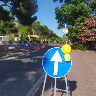 Imperia, lavori sul lungomare Vespucci: cambia la viabilità. Da domani invece, divieto di sosta presso il piazzale Santa Lucia (Foto e video)