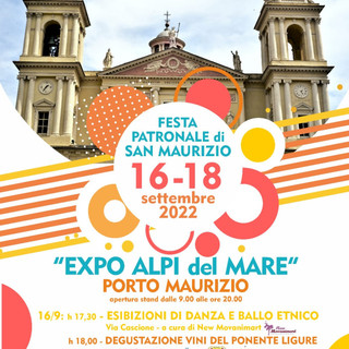 Imperia: ritorna la Festa di San Maurizio: dal 16 al 18 settembre con mostra mercato, eventi ed esibizioni
