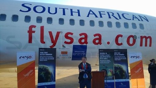 Oggi il primo volo del Boeing 737 della South Africa Airlines, con il carburante dai semi di tabacco scoperto dalla Sunchem di Arma di Taggia Oggi il primo volo del Boeing 737 della South Africa Airlines, con il carburante dai semi di tabacco scoperto dalla Sunchem di Arma di Taggia