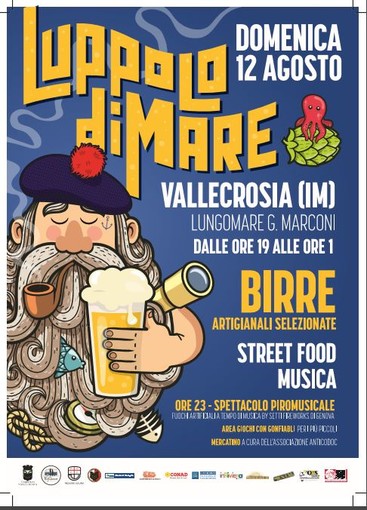 Vallecrosia: domenica la quinta edizione di "Luppolo di Mare", per gli amanti della birra artigianale Vallecrosia: domenica la quinta edizione di "Luppolo di Mare", per gli amanti della birra artigianale