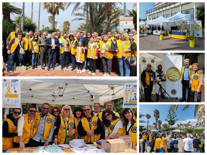 Gazebo, screening e passeggiata a 6 zampe: al via il "Lions Day" a Bordighera (Foto e video)