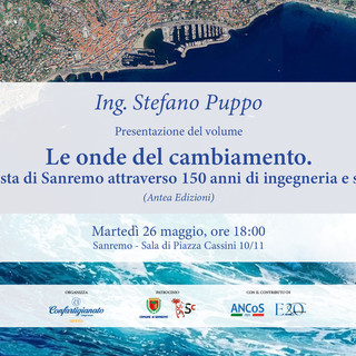 Sanremo,  l’ingegnere Stefano Puppo presenta un saggio sulla progressiva trasformazione del litorale