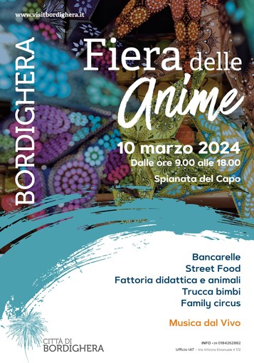 Bordighera, il 10 marzo torna la Fiera delle Anime: ecco il programma Bordighera, il 10 marzo torna la Fiera delle Anime: ecco il programma
