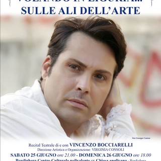 Bordighera: il 25 e 26 giugno recital poetico con l'attore Vincenzo Bocciarelli Bordighera: il 25 e 26 giugno recital poetico con l'attore Vincenzo Bocciarelli