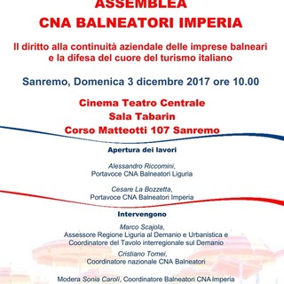 Domani a Sanremo l'assemblea dei balneatori per “la continuità aziendale delle imprese balneari e la difesa del cuore del turismo italiano”