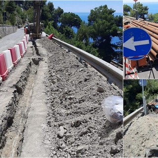 Ventimiglia, intervento in via della Pace. Di Muro: "Proseguono spediti i lavori di consolidamento" (Foto) Ventimiglia, intervento in via della Pace. Di Muro: "Proseguono spediti i lavori di consolidamento" (Foto)