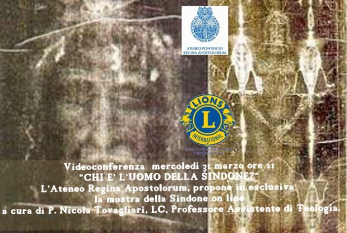 "Chi è l'uomo della Sindone?": il Lions Club Sanremo Host stasera in conferenza per l'iniziativa con l'Ateneo pontificio