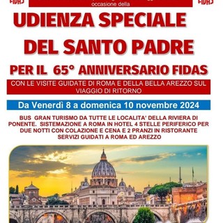 La Fidas Imperia vola a Roma da Papa Francesco per un'udienza riservata