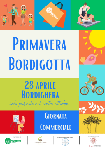 Bordighera, tutto pronto per l'edizione 2024 de "La primavera Bordigotta" targata Confesercenti Bordighera, tutto pronto per l'edizione 2024 de "La primavera Bordigotta" targata Confesercenti