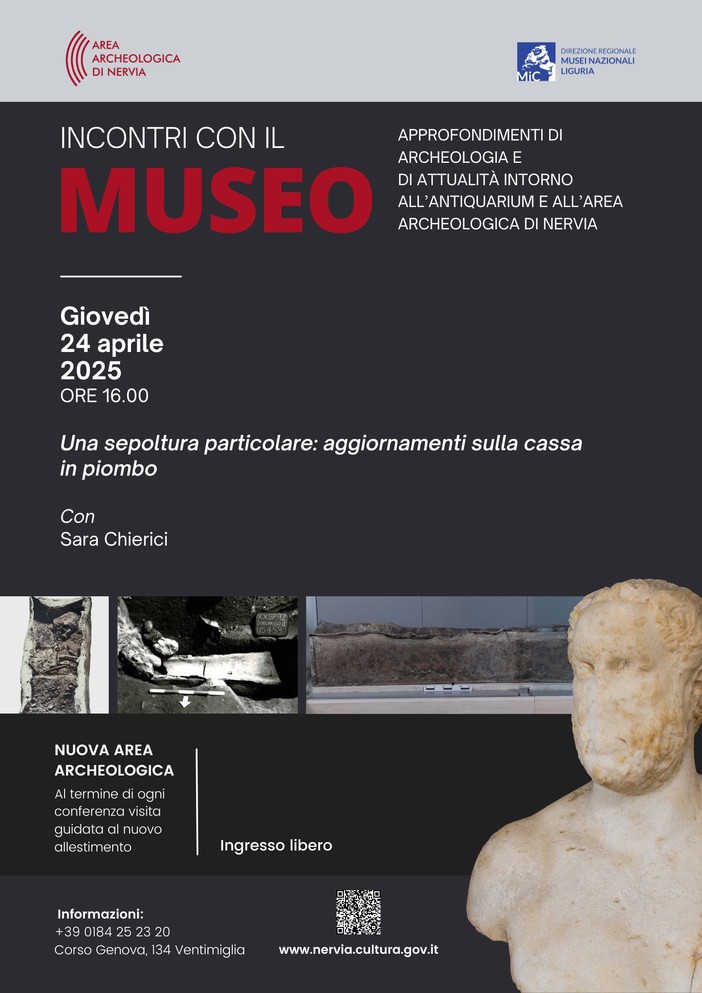 Ventimiglia, l’Antiquarium dell’area archeologica nuovo appuntamento con “Incontri con il museo” Ventimiglia, l’Antiquarium dell’area archeologica nuovo appuntamento con “Incontri con il museo”