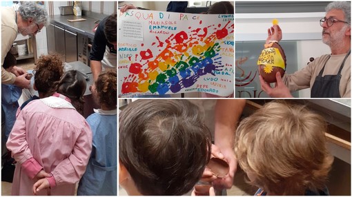 Uova di Pasqua a Badalucco: un giorno da pasticceri per i bimbi della scuola dell’infanzia Uova di Pasqua a Badalucco: un giorno da pasticceri per i bimbi della scuola dell’infanzia