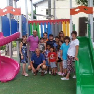 Vallecrosia: la soddisfazione dell'associazione "La mia città" per la realizzazione di un parco giochi Vallecrosia: la soddisfazione dell'associazione "La mia città" per la realizzazione di un parco giochi