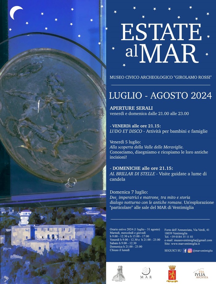 Ludo et Disco, venerdì sera al Mar di Ventimiglia: ecco il programma Ludo et Disco, venerdì sera al Mar di Ventimiglia: ecco il programma