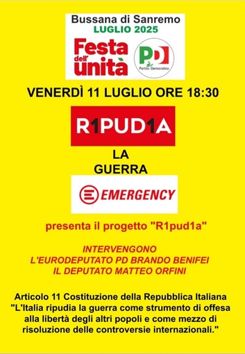 Sanremo, si è aperta la Festa dell'Unità: ecco il programma di oggi Sanremo, si è aperta la Festa dell'Unità: ecco il programma di oggi