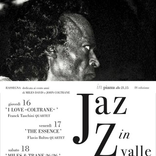 Vallebona, “Jazz in Valle” rende omaggio a Miles Davis e John Coltrane nel centenario della nascita Vallebona, “Jazz in Valle” rende omaggio a Miles Davis e John Coltrane nel centenario della nascita