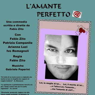 Sanremo: il 15 e 16 febbraio al Teatrino ASD Backstage Fabio Zito porta in scena 'L'amante perfetto'
