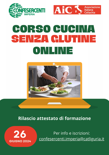 Al via il primo corso riconosciuto per operatori del settore alimentare sulla cucina senza glutine