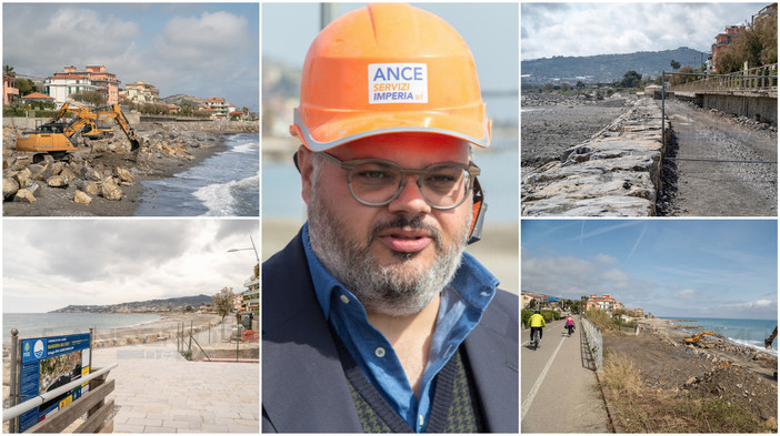 Cambia il waterfront di Riva Ligure: lavori per 4.4 milioni di euro, nuove spiagge pronte ad accogliere i turisti da giugno (Foto e video)