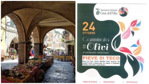 Pieve di Teco: domani doppio appuntamento con la tradizionale Fiera di San Crispino e la Camminata tra gli Olivi