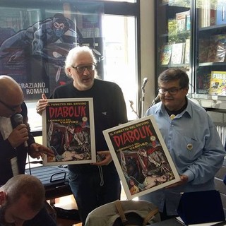 Il sanremese Larry Camarda presente all'inaugurazione della rassegna dedicata a Diabolik al Museo del Fumetto di Milano Il sanremese Larry Camarda presente all'inaugurazione della rassegna dedicata a Diabolik al Museo del Fumetto di Milano