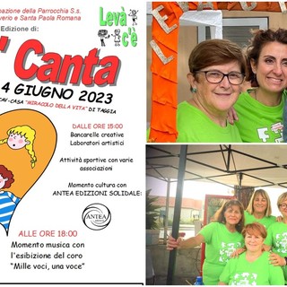 Domenica a Taggia torna 'Levà Canta': musica, cibo, divertimento e tanta solidarietà