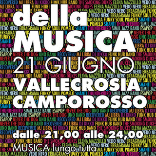 Da Vallecrosia a Camporosso domani sarà Festa della Musica, fino a mezzanotte gruppi live e Aurelia chiusa Da Vallecrosia a Camporosso domani sarà Festa della Musica, fino a mezzanotte gruppi live e Aurelia chiusa