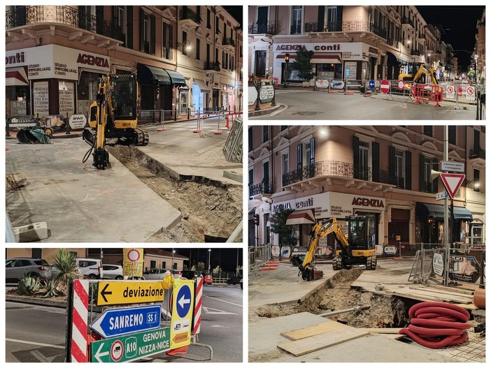 Bordighera, al via i lavori in via Vittorio Emanuele II: cambia la viabilità (Foto) Bordighera, al via i lavori in via Vittorio Emanuele II: cambia la viabilità (Foto)