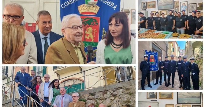 Bordighera, festa di Sant'Ampelio: il XIX Parmurelu d’Oru va a Luciano Cassini (Foto e video)