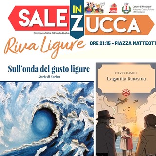 Riva Ligure – “Sale in Zucca”: giovedì 31 luglio la Liguria protagonista con Fulvio Damele e Stefano Pezzini Riva Ligure – “Sale in Zucca”: giovedì 31 luglio la Liguria protagonista con Fulvio Damele e Stefano Pezzini