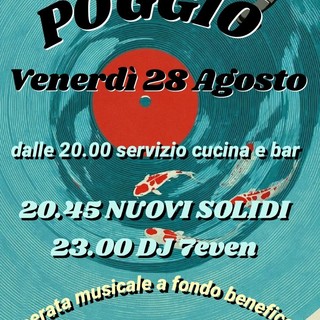 Solidarietà a ritmo di musica: a Poggio una serata speciale con Nuovi Solidi e DJ 7even