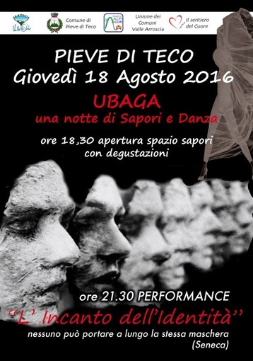 Pieve di Teco: una notte per coprire le maschere di Ubaga, preparativi in corso in vista della sera del 18 agosto