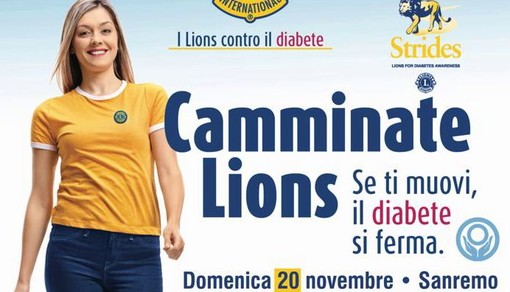 I Lions Club Sanremo Host, Sanremo Matuzia, Arma e Taggia organizzano “Se ti muovi il diabete si ferma&quot;