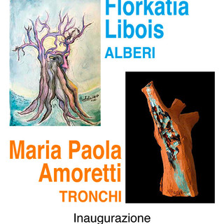 Le artiste imperiesi Florkatia Libois e Maria Paola Amoretti espongono alla galleria Sartori di Mantova