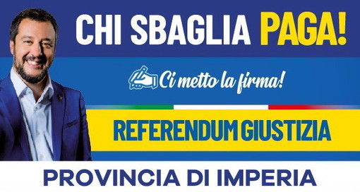 Domani riprende la raccolta firme per la campagna referendaria sulla Giustizia della Lega